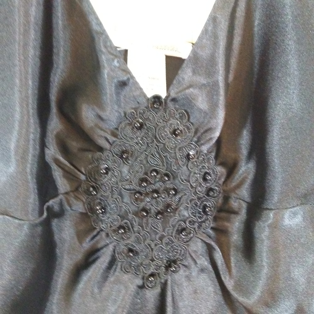 Linea Donatella Black Night Gown/Chemise